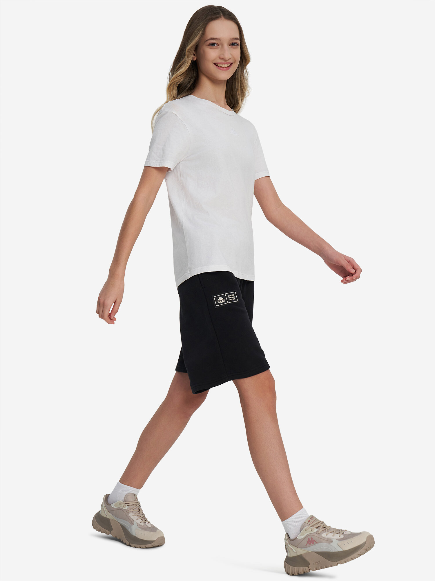 Шорты Kappa, размер 158-164, черный — фото 1