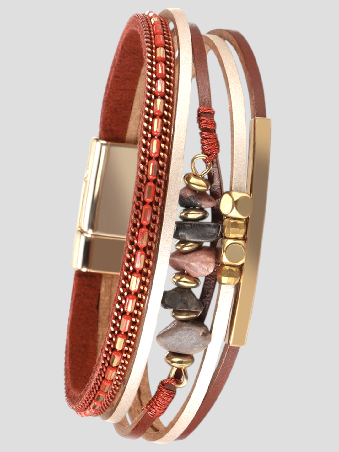 Браслет, искусственный камень