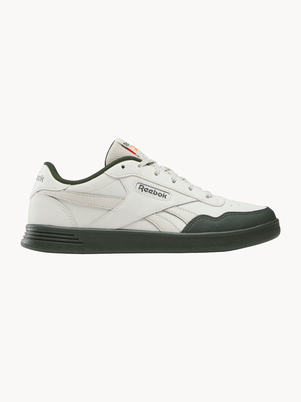 Кроссовки Reebok Court Advance, размер 8,5 US, молочный/серый/зеленый