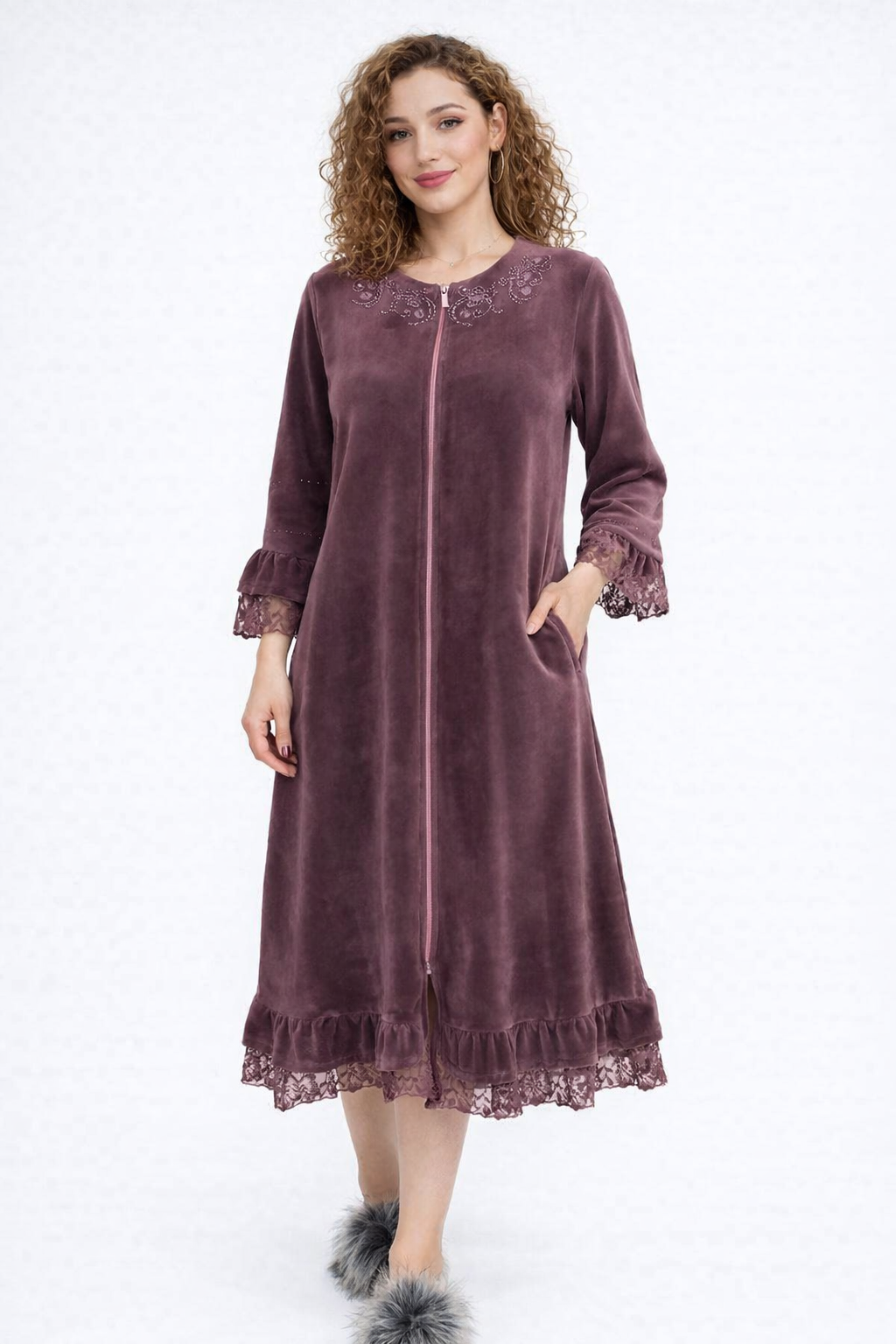 Халат для кормящих мам