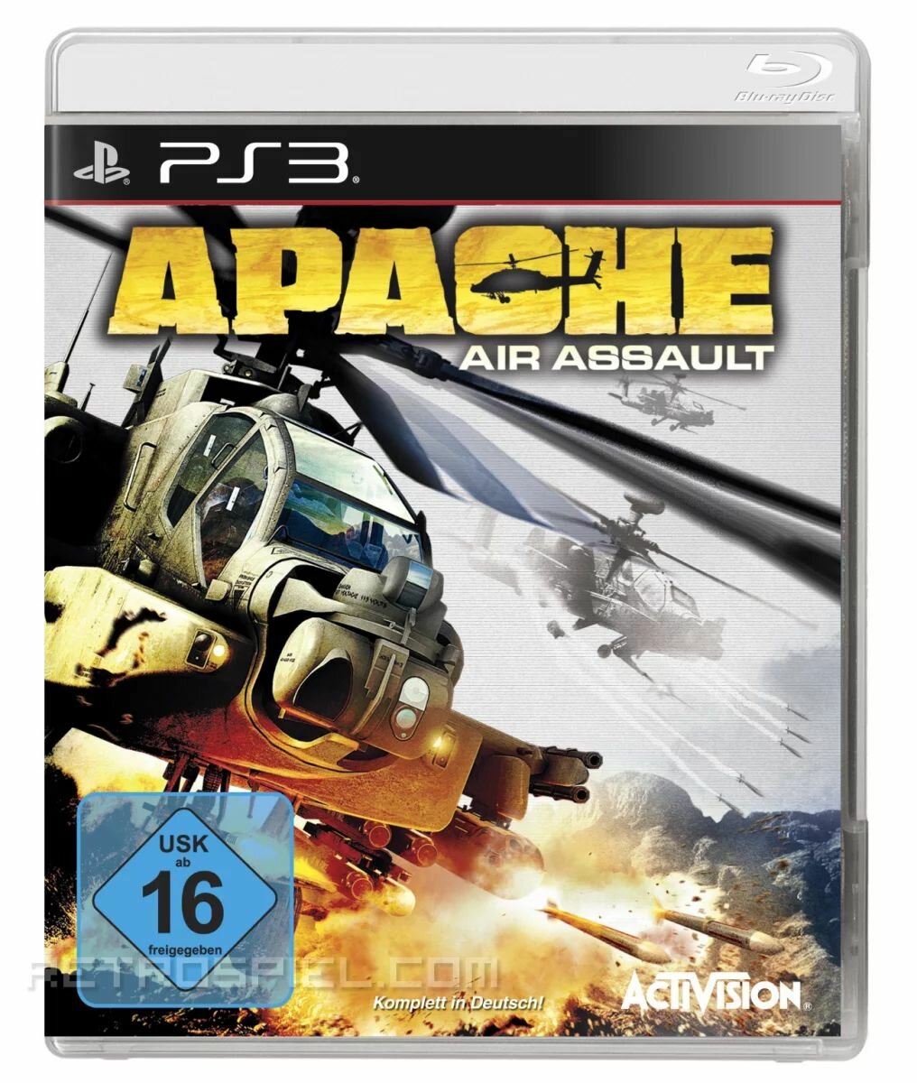 Игра Apache: Air Assault. Издание на диске. Английская версия на ps3.