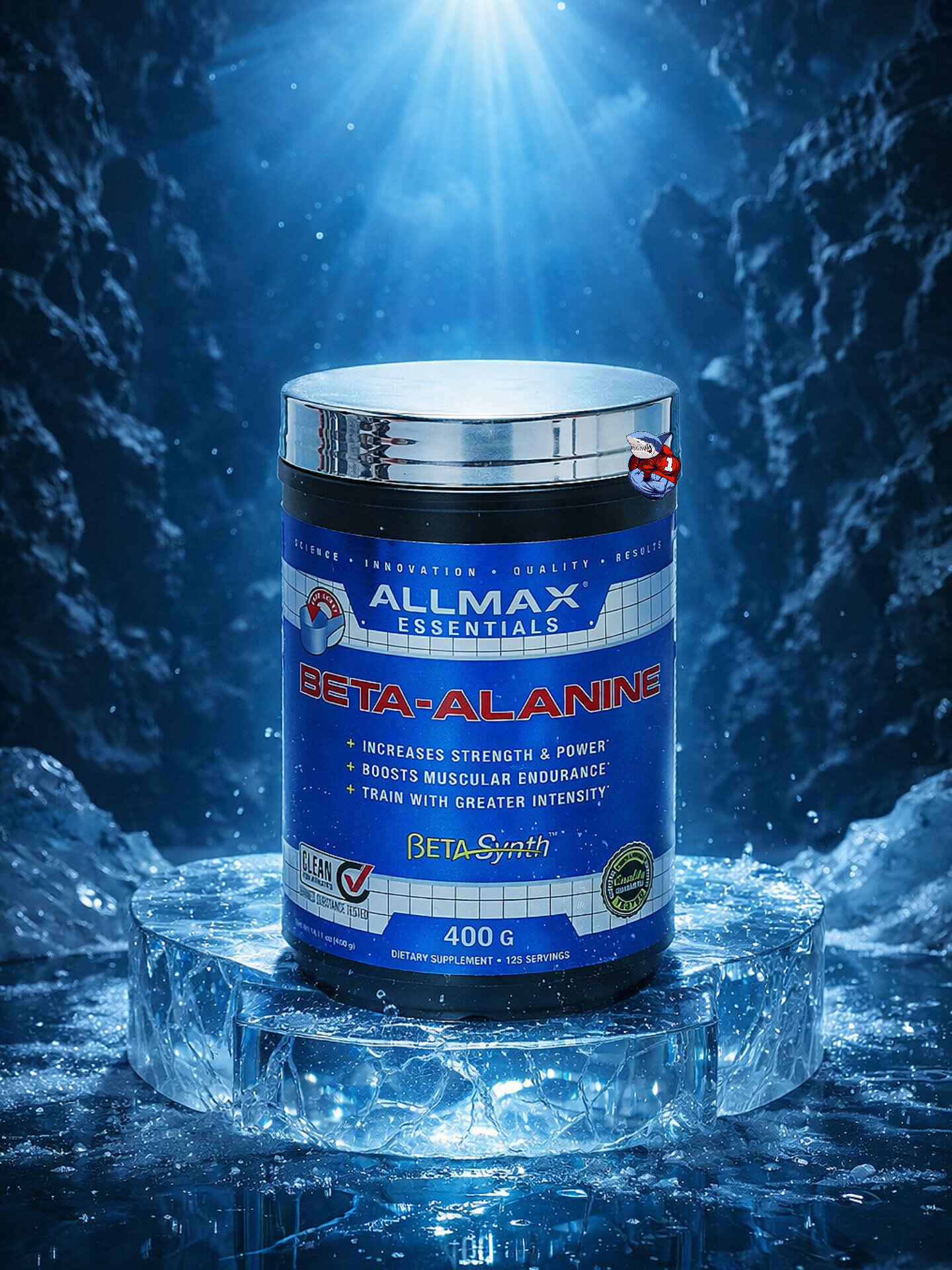 Beta Alanine от Allmax Essentials 400 грамм 125 порций бета аланина.