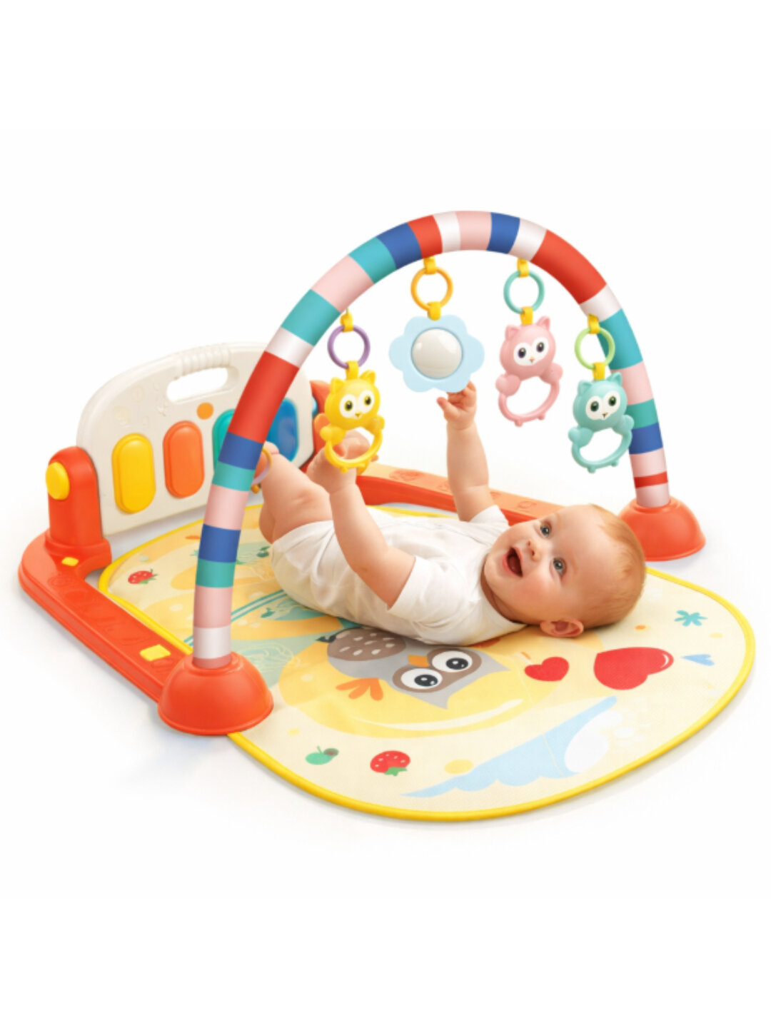 Музыкальный игровой коврик с пианино, для детей и малышей — фото 1