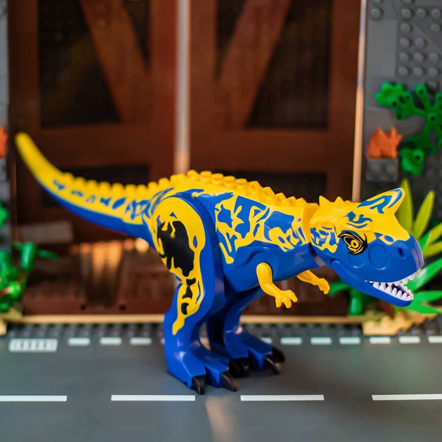 Синий Карнотавр модельный набор - 3D игрушка