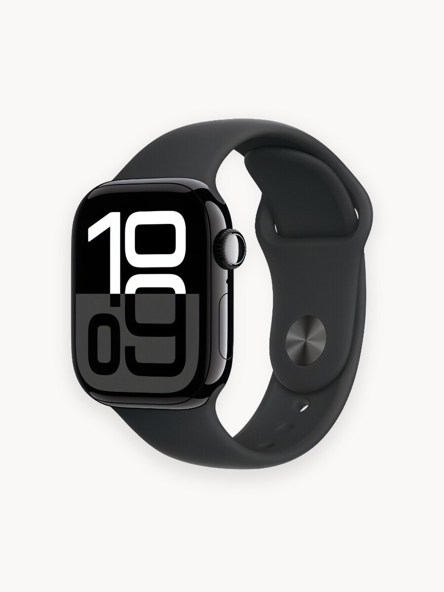 Смарт-часы Apple Watch S10 42mm S/M Jet Bl Black SB