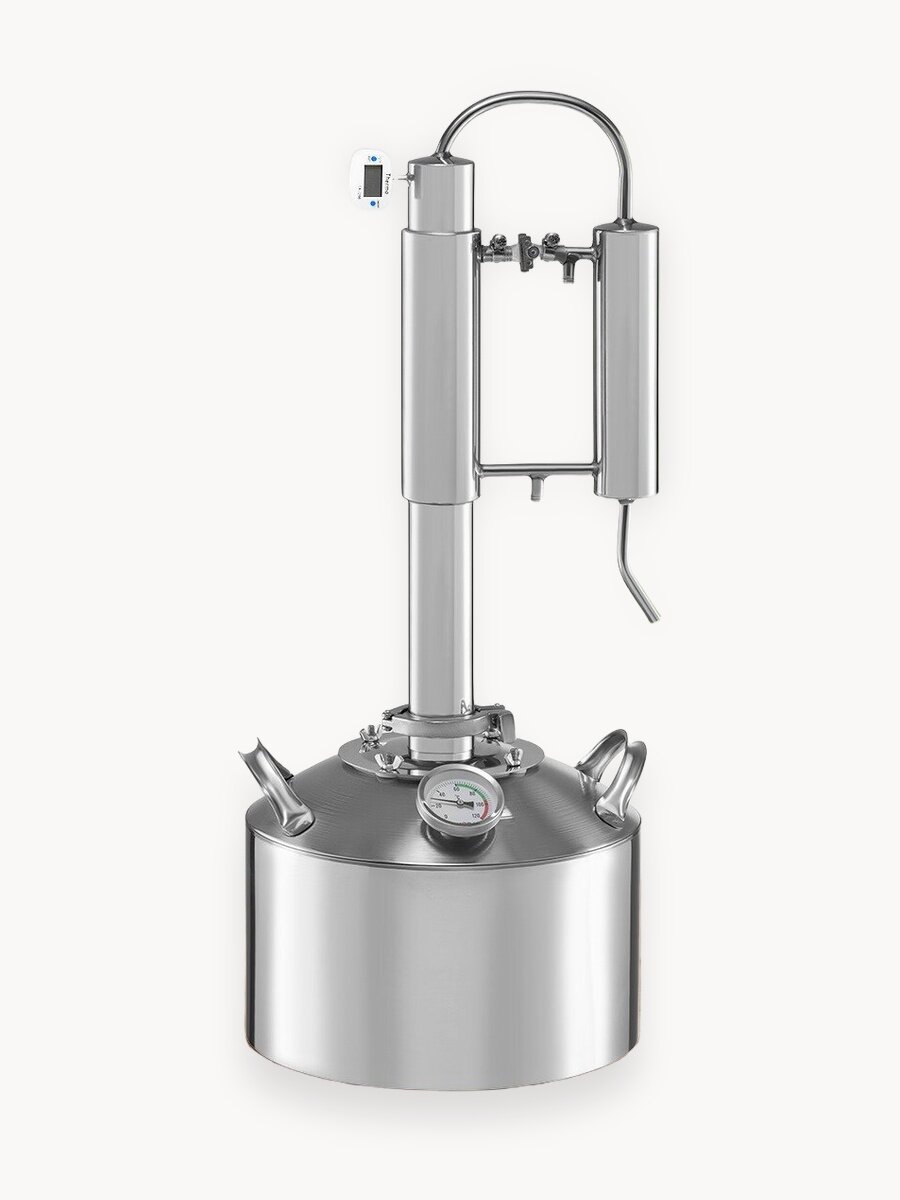 Самогонный аппарат бытовой дистиллятор нержавеющая сталь фаворит, 12л