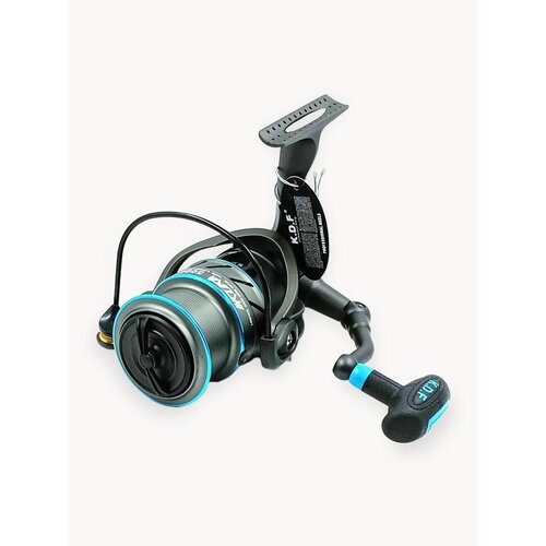 Катушка рыболовная для фидерной, карповой ловли, KDF Includa 5000, ударопрочный графит, 5+1 планетарный, Передаточное число 5.5:1