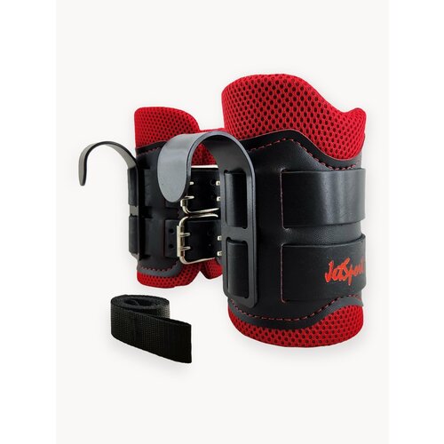 Гравитационные инверсионные ботинки кожаные JetSport F103Soft красные