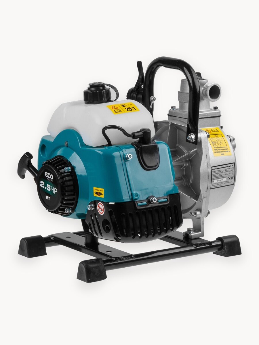Мотопомпа бензиновая ECO WP-153C, для воды слабозагрязненной 1,8 кВт, 150 л/мин
