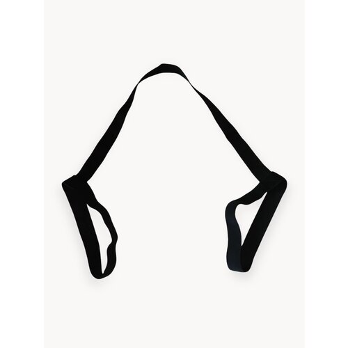 Ремень для фиксации и переноски ковриков и карематов диаметром 17-30 см, ремень лямка с резинкой шириной 30 мм