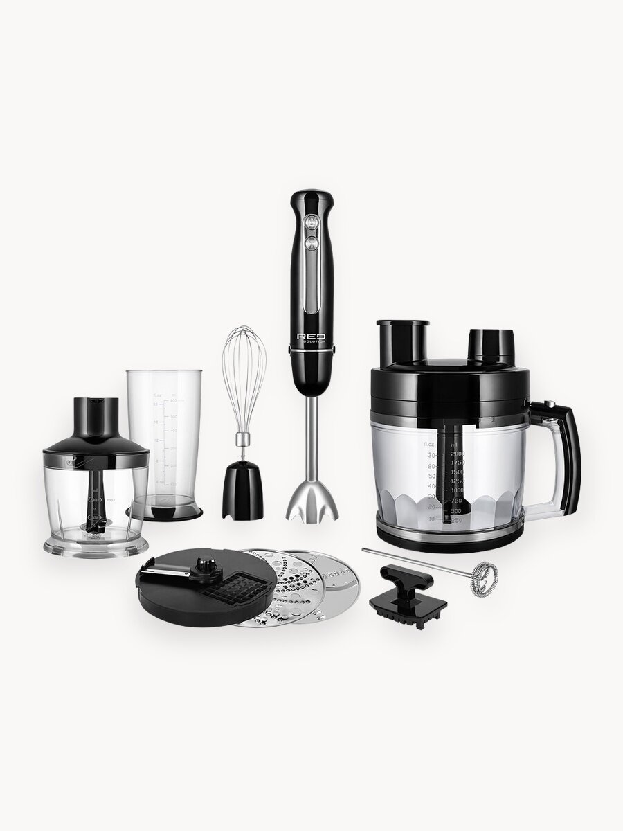Блендер RED SOLUTION HB2920KM, погружной, с кубиками, 8 в 1.