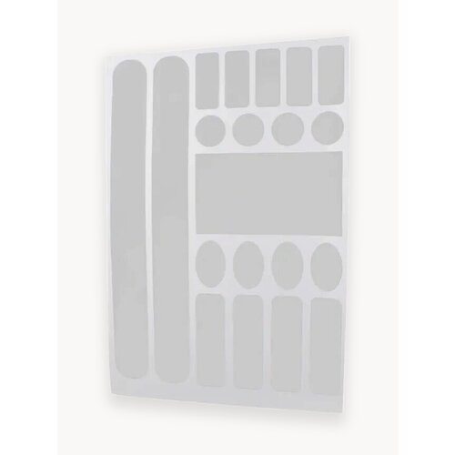 Комплект защитных наклеек для велосипеда, 20 штук, прозрачные