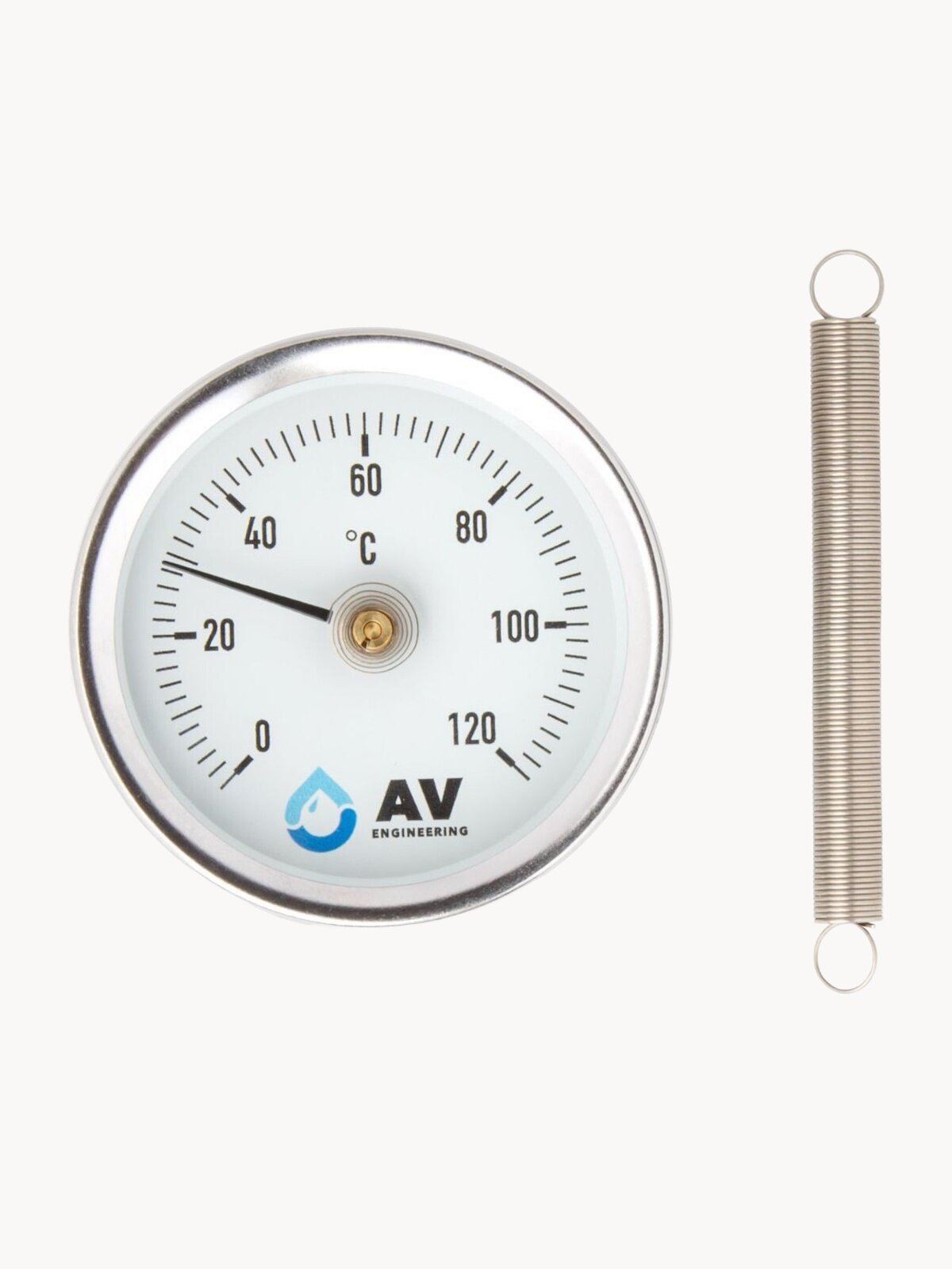 Термометр биметаллический стрелочный AV ENGINEERING накладной (AVE404002)