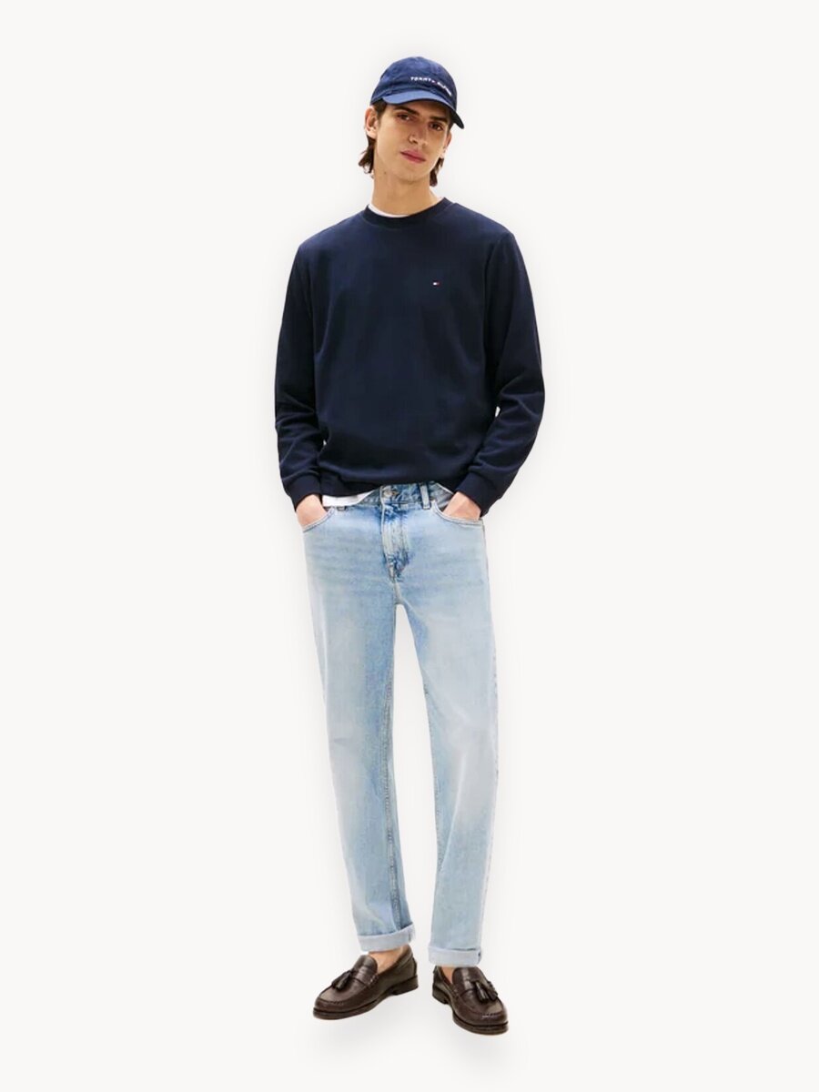 Лонгслив TOMMY HILFIGER, размер L, , темно-синий