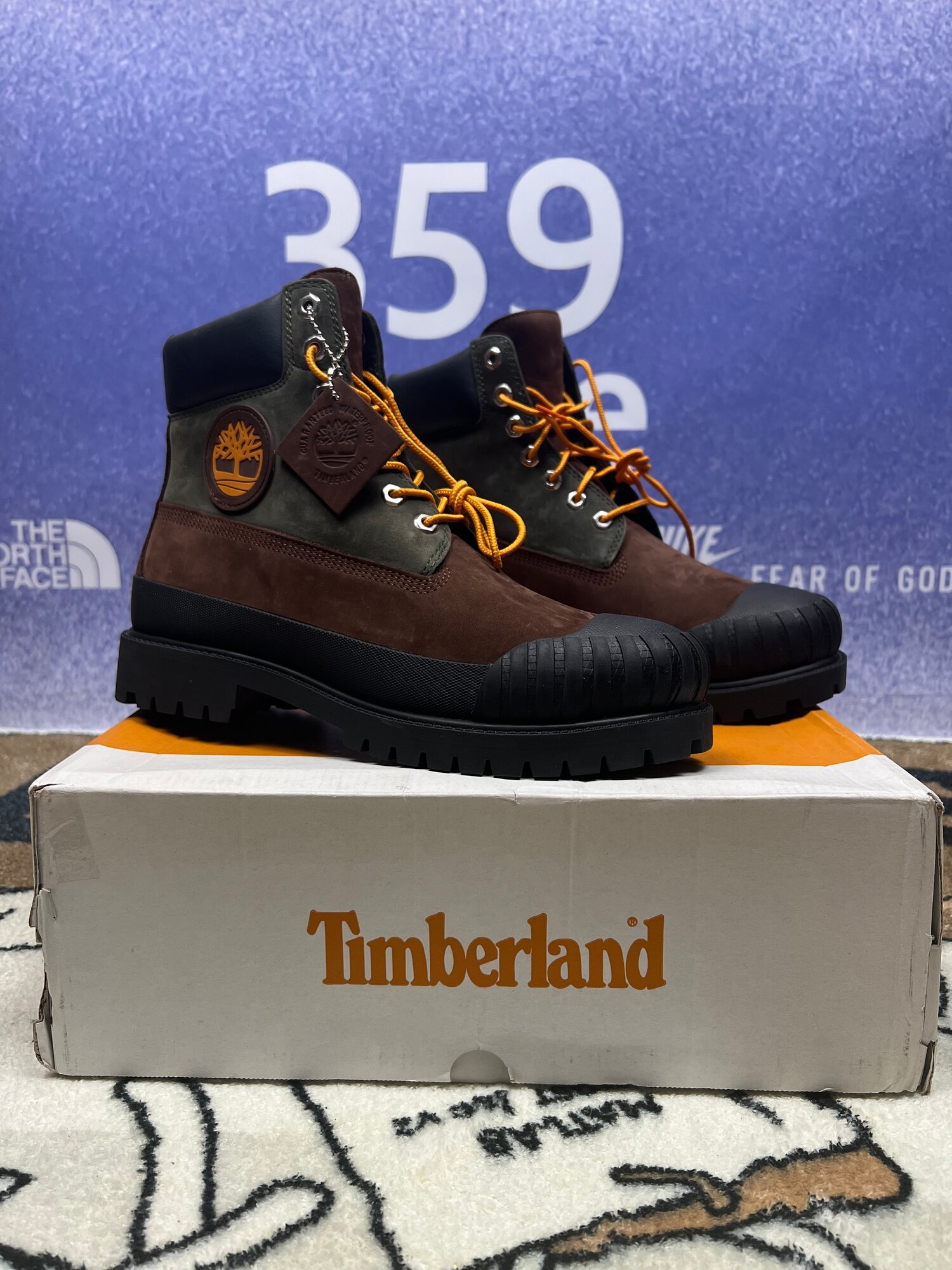 Ботинки тимберленды Timberland Premim 6, размер 43, коричневый/кофейный