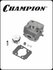 Поршневая группа для воздуходувки Champion GB226, GBV326S