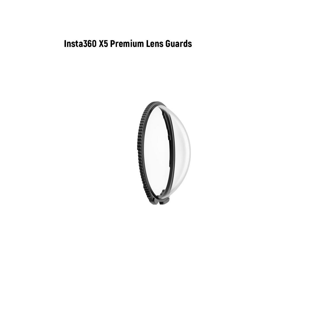 Защитные линзы, Insta360 X5 Premium Lens Guards, поворотные, закаленное стекло — фото 1