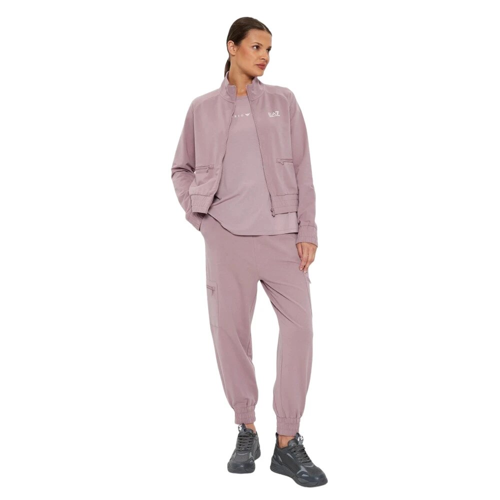 Костюм спортивный EA7 EMPORIO ARMANI, размер L, лиловый