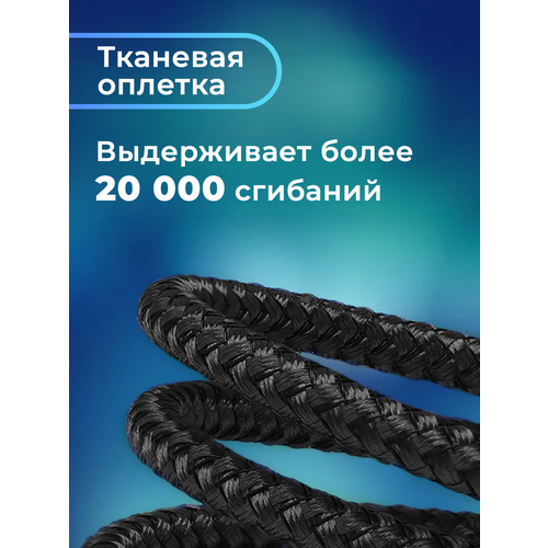 фото Кабель aux, walker, wca-530, mini jack 3.5мм, 1 м, провод аукс в машину, акустический, шнур для колонки, аксессуары для телефона, черный