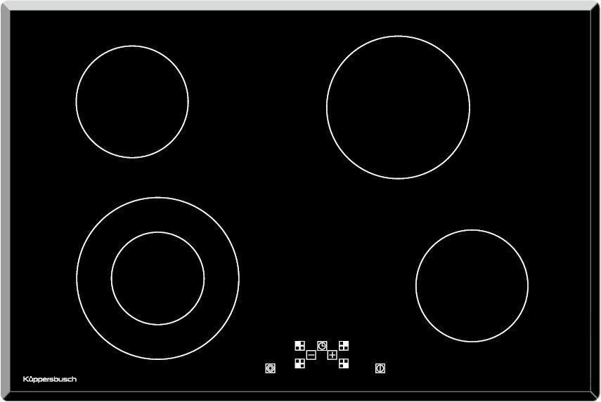 Варочная панель электрическая Kuppersbusch EKE 8141.0 F