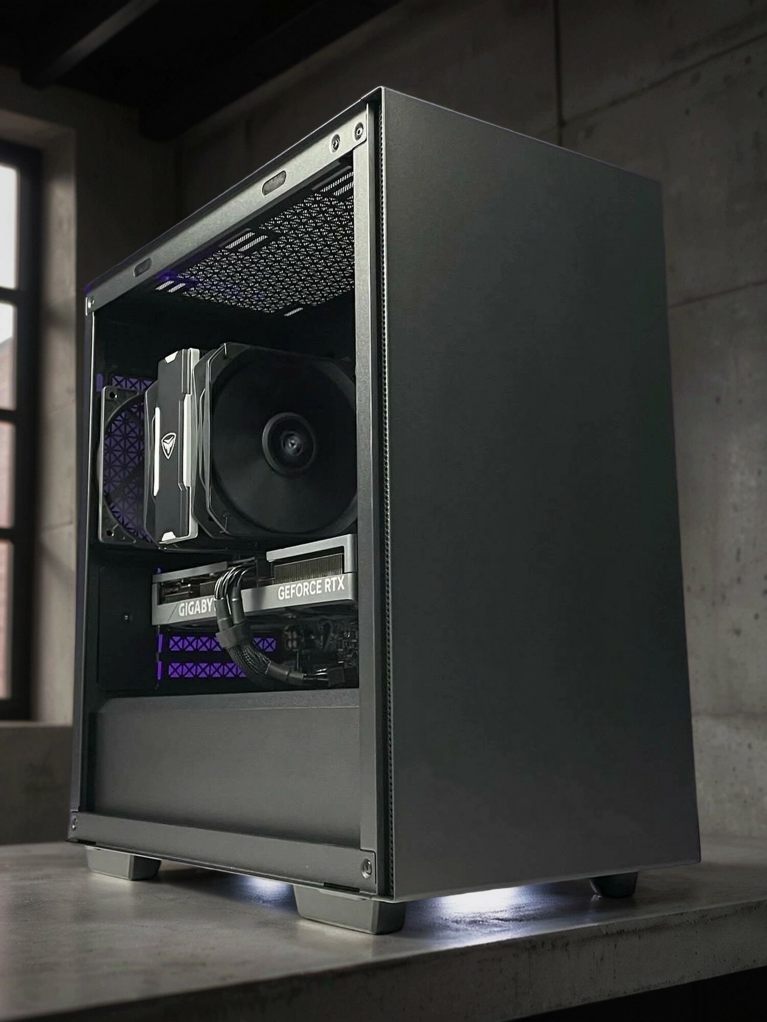Игровой ПК (AMD Ryzen 5 5500 / NVIDIA GeForce RTX 2060 SUPER / 16 ГБ ОЗУ /512 ГБ SSD M2) (Игровой компьютер / системный блок)