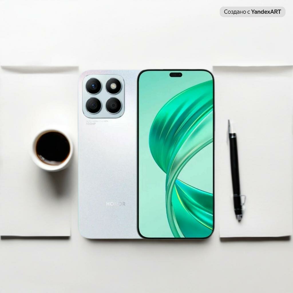 Смартфон Honor X8b 8/128GB Titanium Silver (Титановый серебристый) (RU)