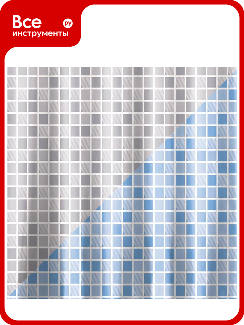 Занавеска для ванной Рыжий кот 180х180 см PEVA 008351