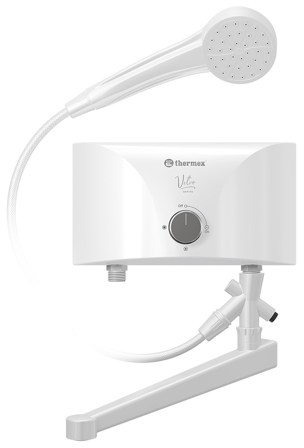 Водонагреватель проточный Thermex Vetro 6500 combi
