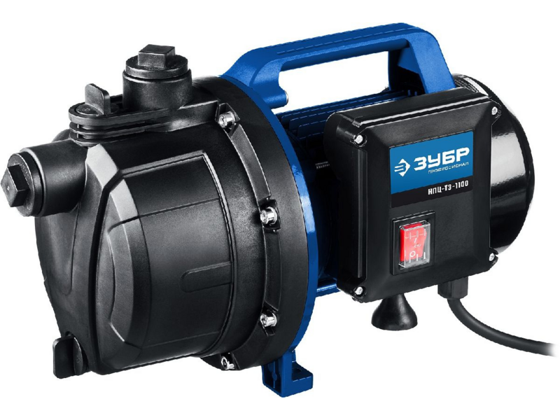 Насос садовый зубр профессионал нпц-т3-1100 1100вт 4800л/час центробежный