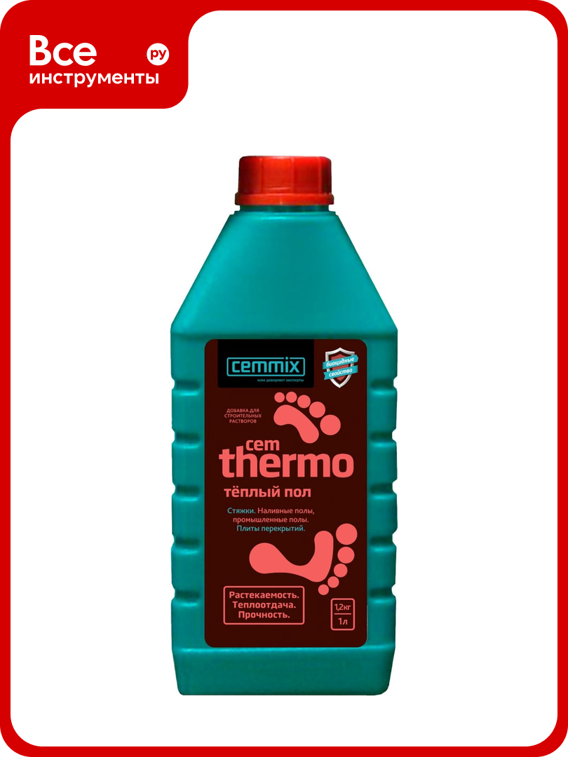Пластификатор для теплых полов CEMMIX Thermo 1 л 16718332