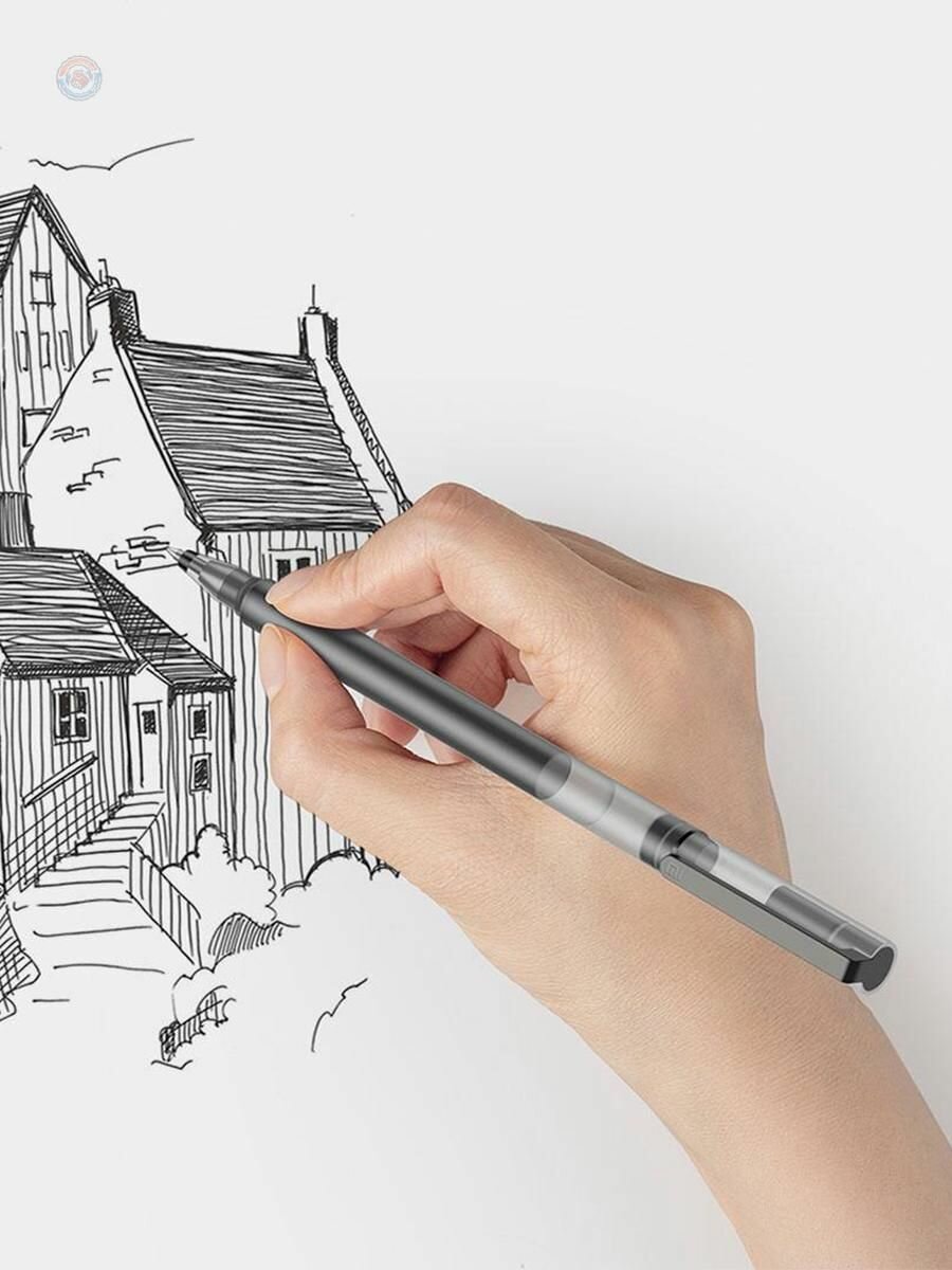 Картинки Xiaomi набор гелевых ручек, 10 черных ручек для письма и заметок, офис и учёба, новая упаковка