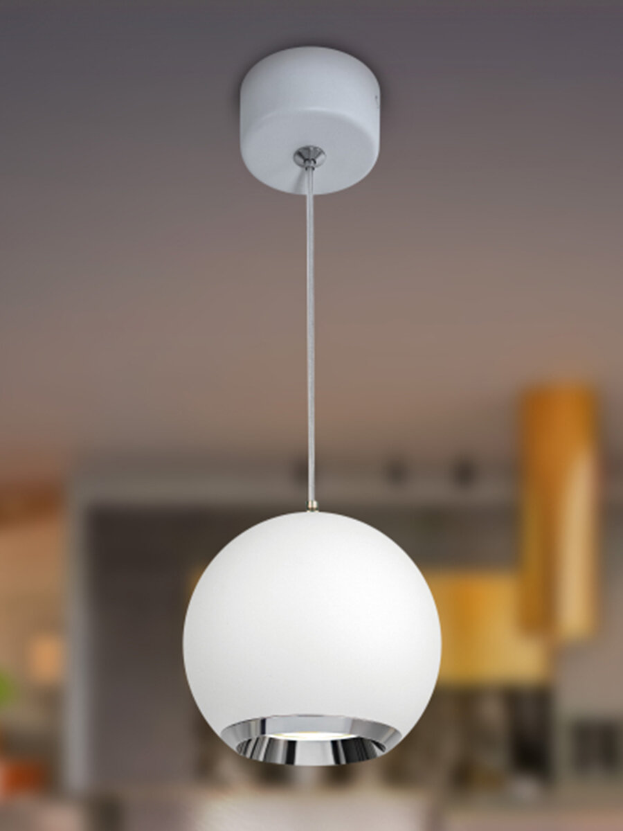 Светильник подвесной ЭРА PL32 WH для лампочки MR16 GU10, белый, потолочный Б0061379