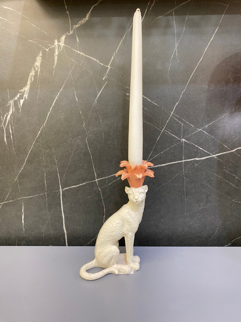 Подсвечник Леопард Casaentera CE04-28-736 белый 140х70х190 — фото 1