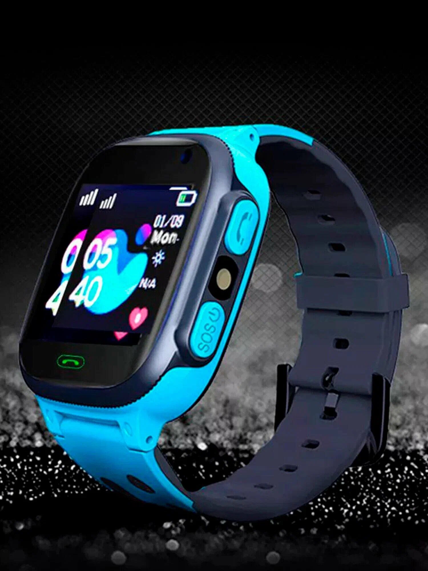 Детские умные часы Greentiger KIDS BABY M1 2G с SIM, GPS, сенсорным экраном, Android Wear, 400 мАч — фото 1