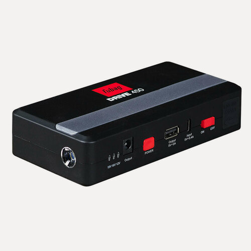 Изображение товара Пусковое устройство драйв (DRIVE) 450, ток запуска 450А, емкость акб 12000 мАч, type C