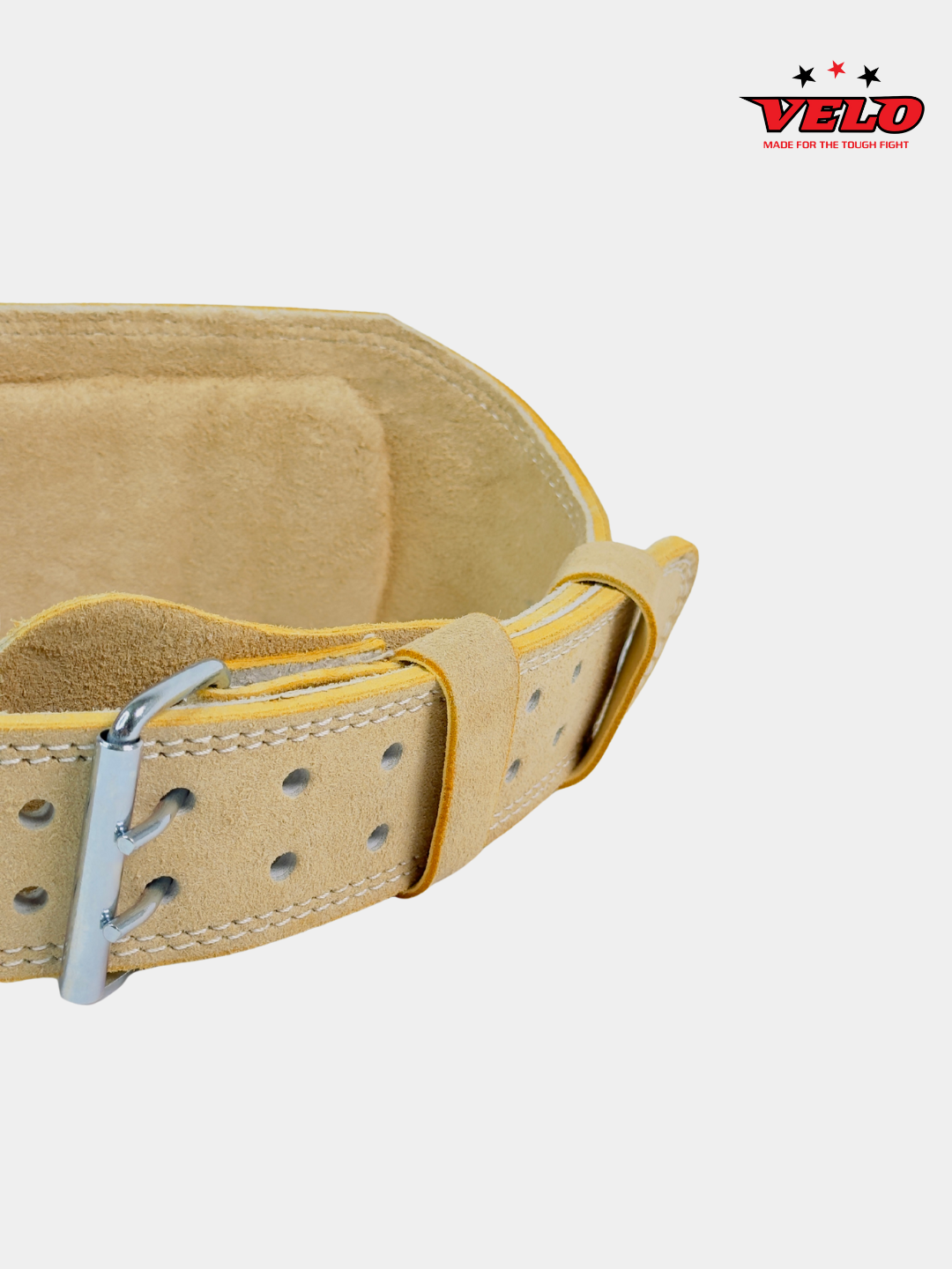 Атлетический пояс VELO, VL-8180, кожаный, размер S-XXXL, XXXL спинка 15 см — фото 1