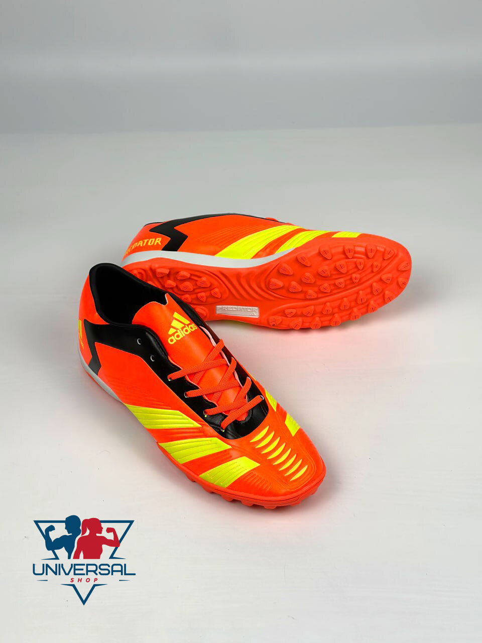 Сороконожки adidas, размер 40, оранжевые