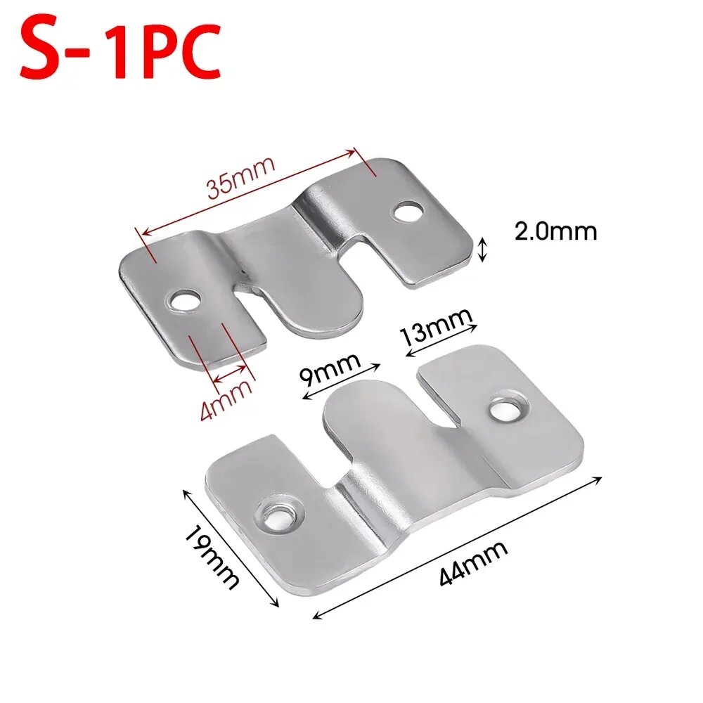 Настенные крючки-вешалки из нержавеющей стали S- 1 set(Silver)