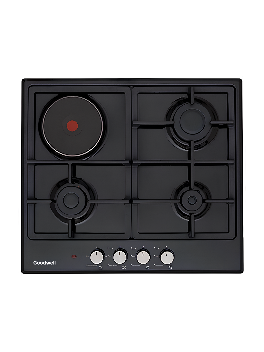 Варочная поверхность Goodwell GWP-63142B, 60 см, Электроподжиг, Газконтроль