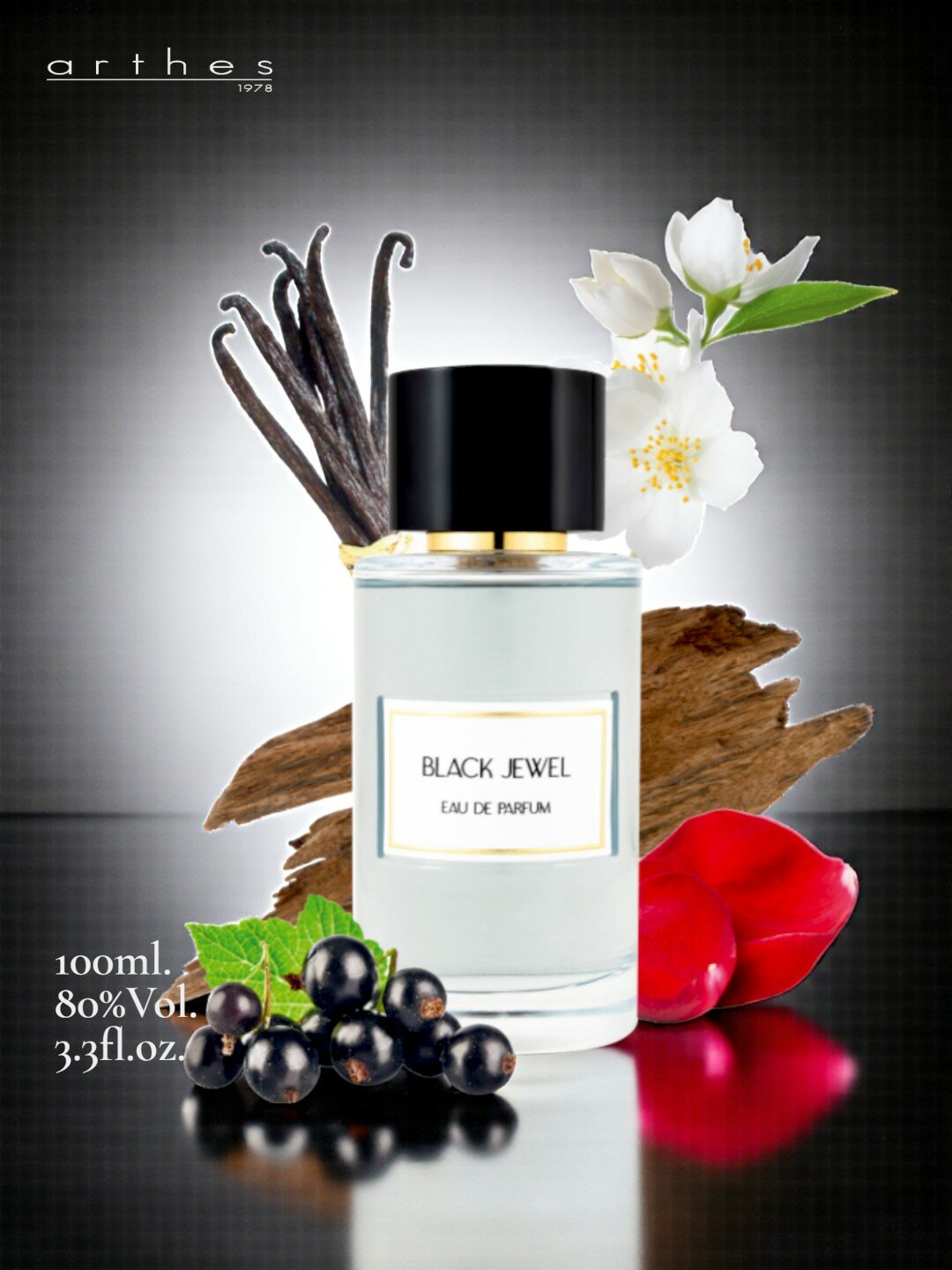 Унисекс духи BLACK JEWEL Eau de Parfum 100ml Парфюмерная вода