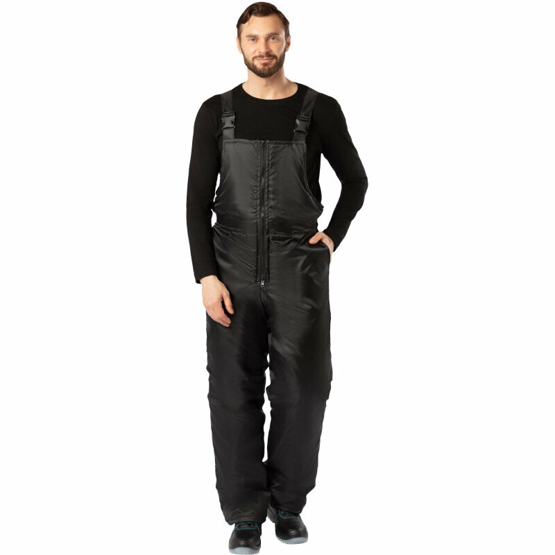 Полукомбинезон рабочий зимний утепленный муж з38-ПК черн (р.52-54) 182-188 1002449