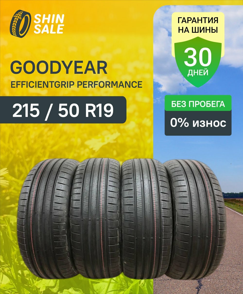 Летние БУ шины Goodyear EfficientGrip Performance 215/50 R19 без пробега T0116446