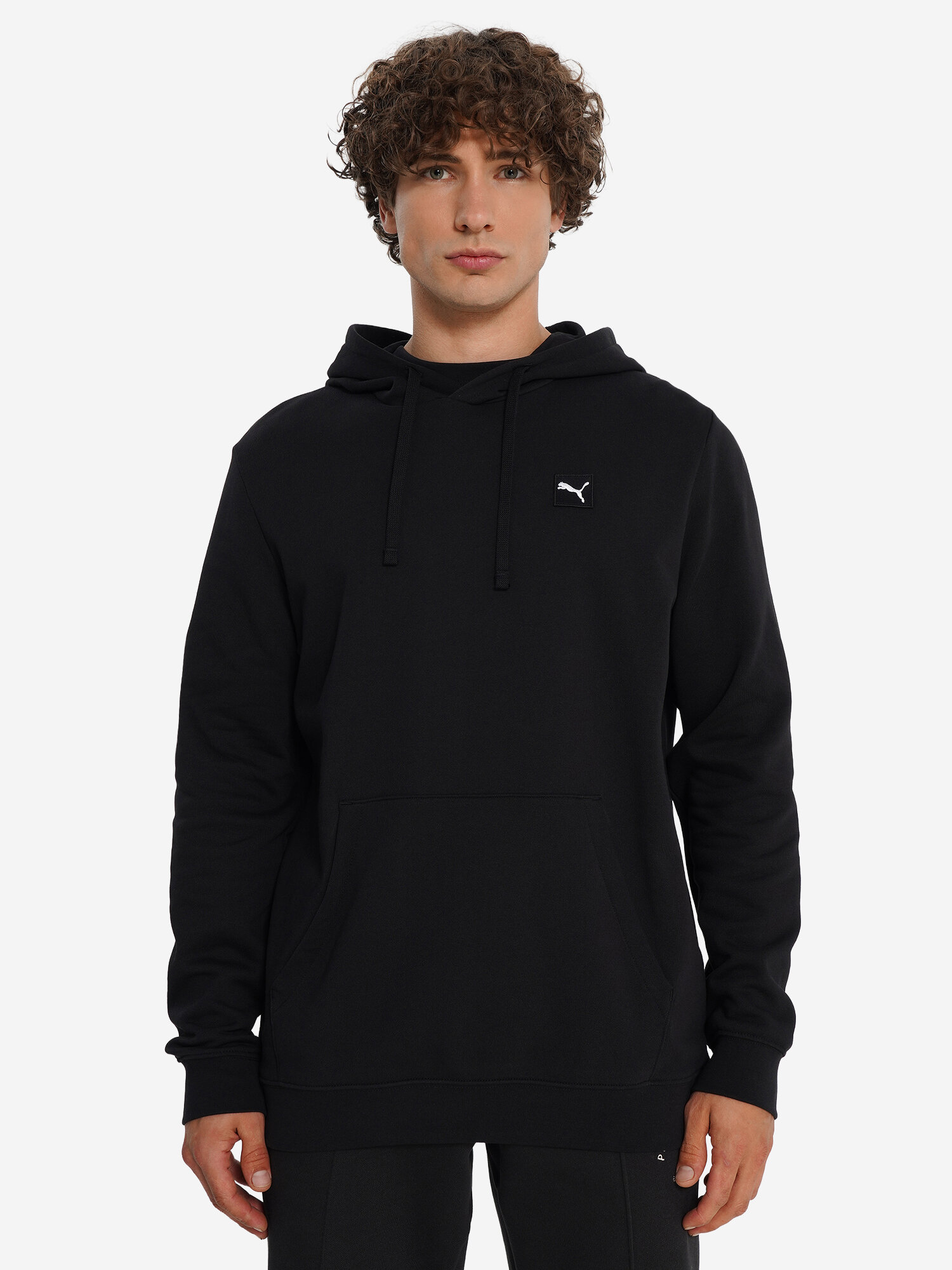 Худи спортивное PUMA, размер S, , черный — фото 1