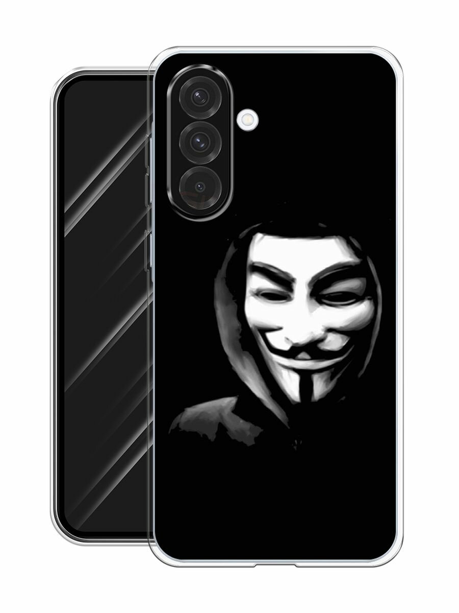 Чехол на Samsung Galaxy A36 5G / Самсунг A36 5G с принтом "Анонимус" — фото 1