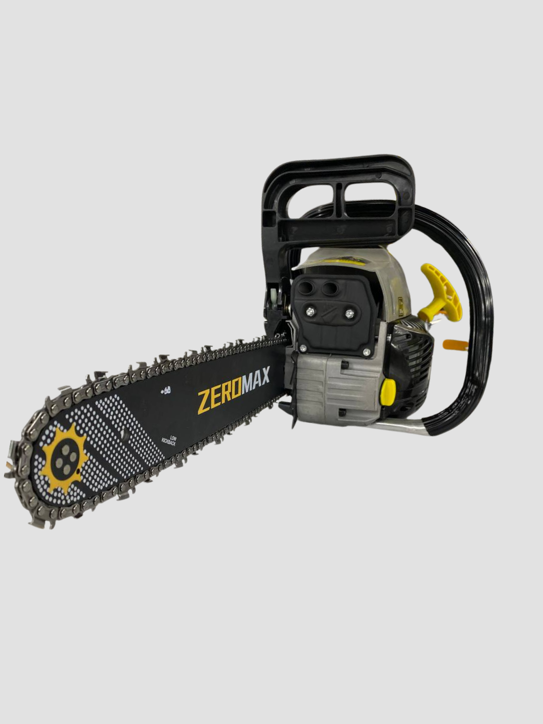 Бензиновая цепная пила Zeromax 52cc, 2550 Вт, шина 40 см — профессиональный инструмент для сада и строительных работ. — фото 1