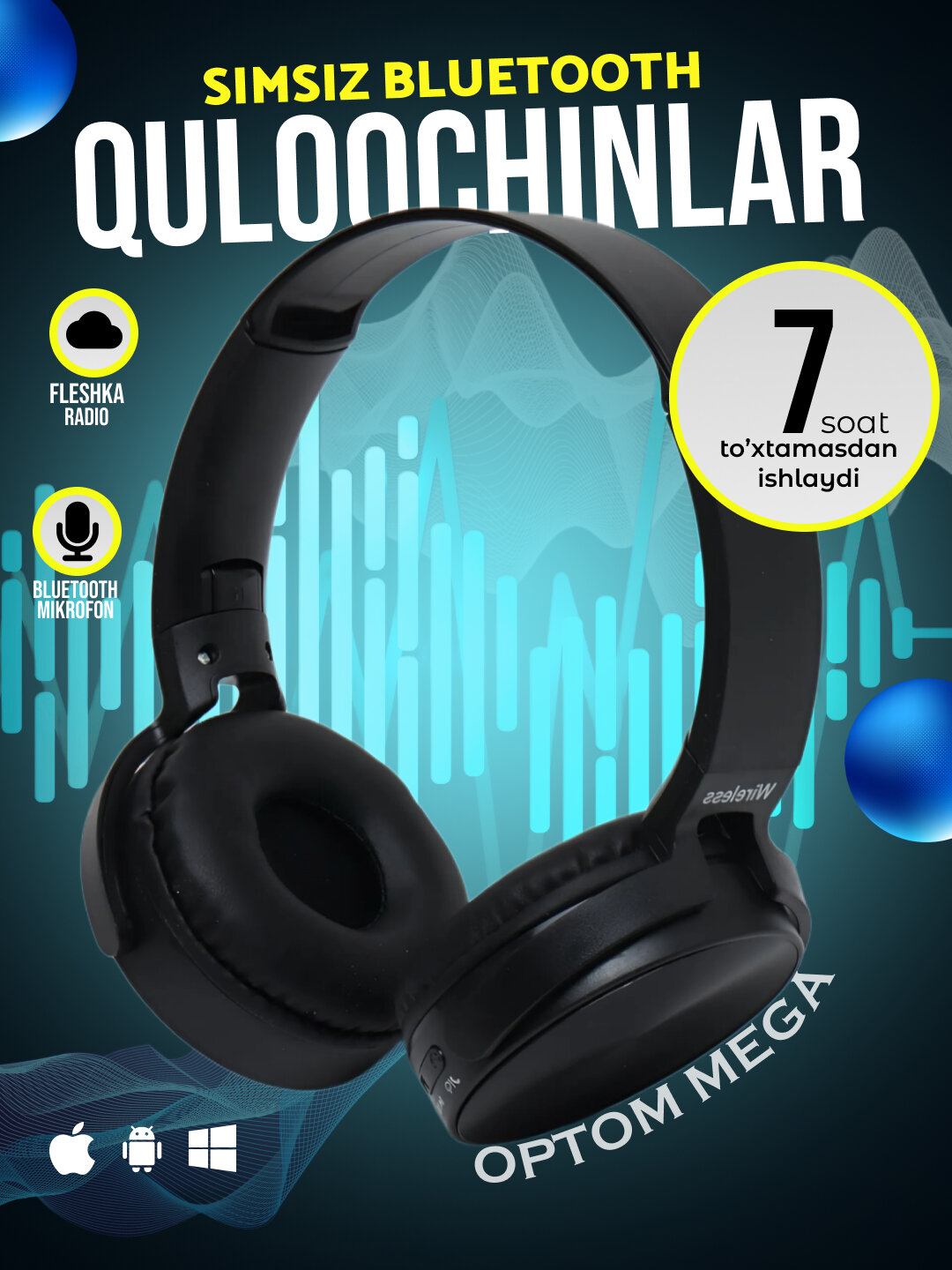 Беспроводные наушники Bluetooth MZ-650, полноразмерные, с микрофоном, PUBG - Черный