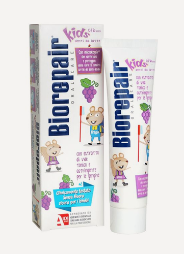 Изображение товара Biorepair Kids детская зубная паста с экстрактом винограда от 0-6 лет 50мл