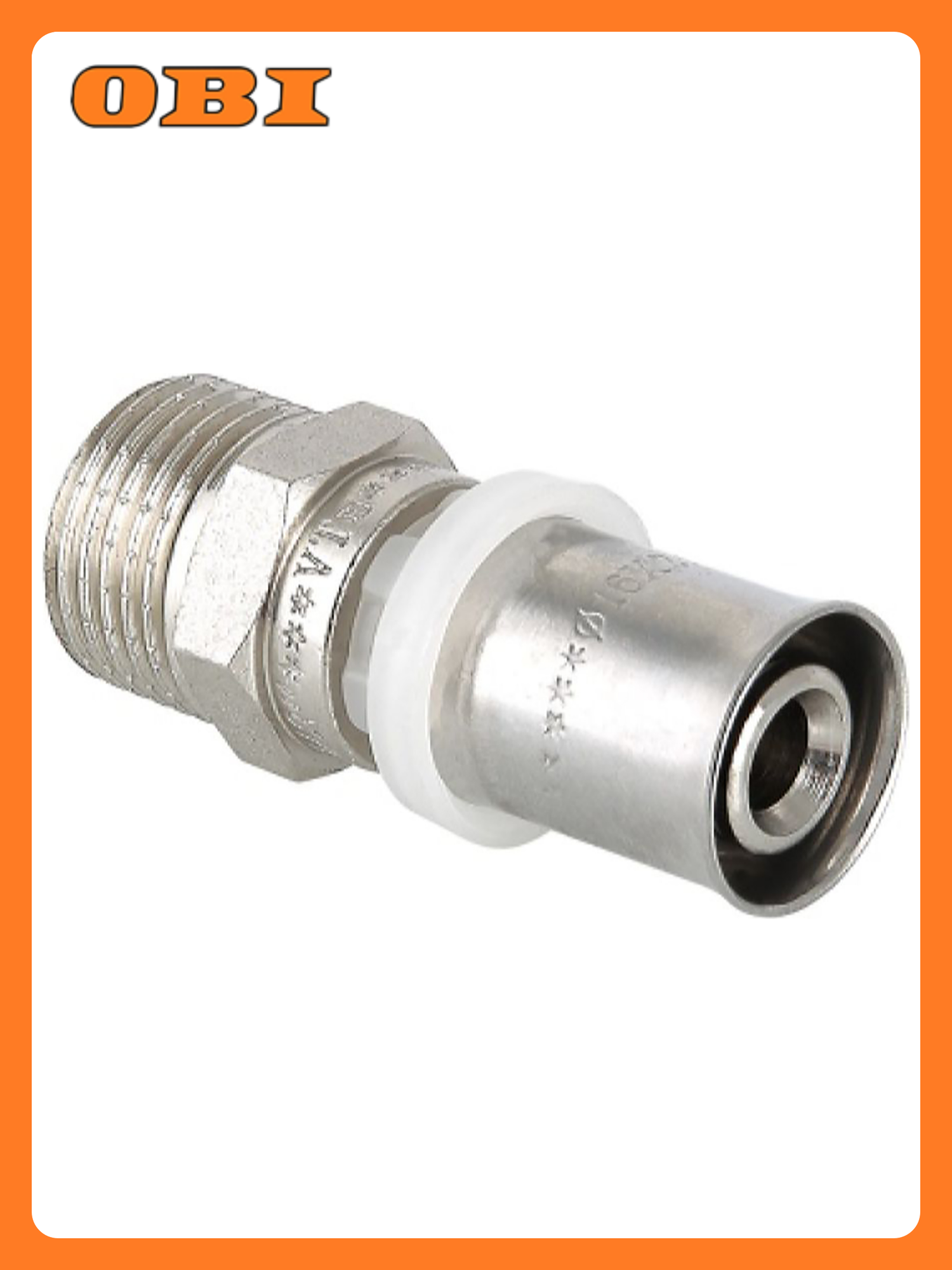 Соединитель латунь никелированный VALTEC VTm.201. N 3/4