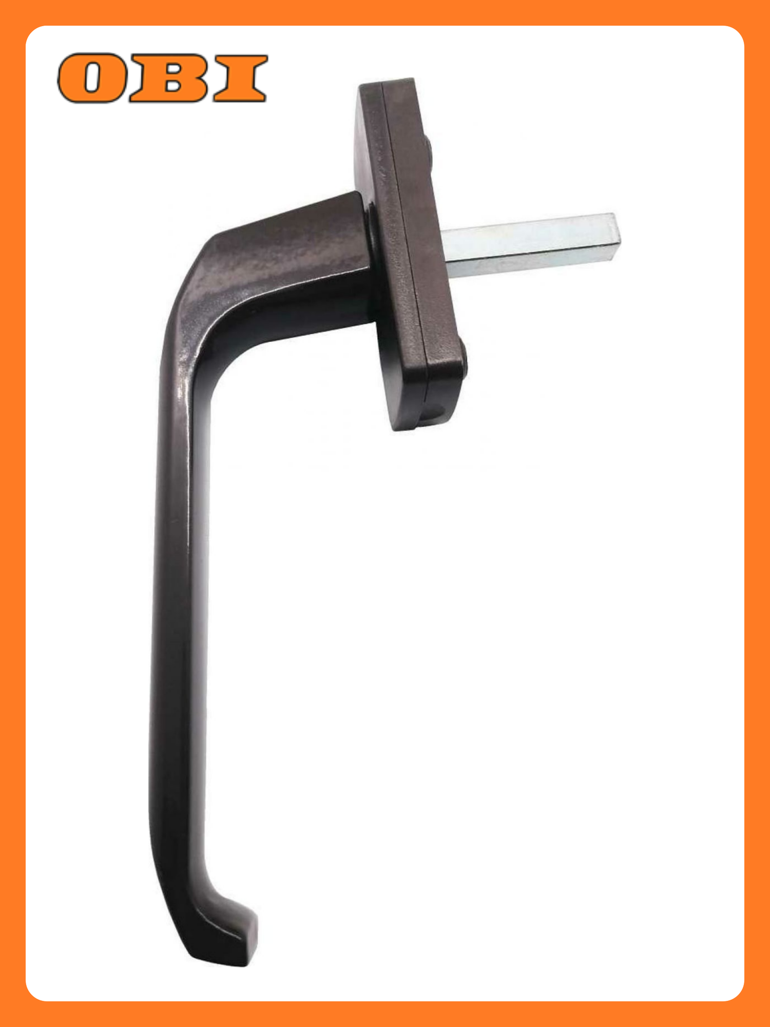 Ручка Левша Ротекс У1-2321. К алюминий односторонняя коричневая