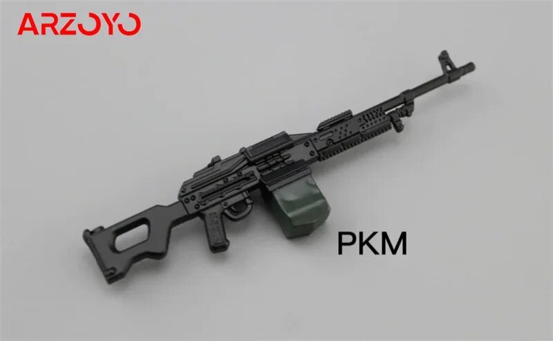 Мини-снайперская винтовка Ar.zoyo AKM M4A1 98K 1/12 H length 8.5cm